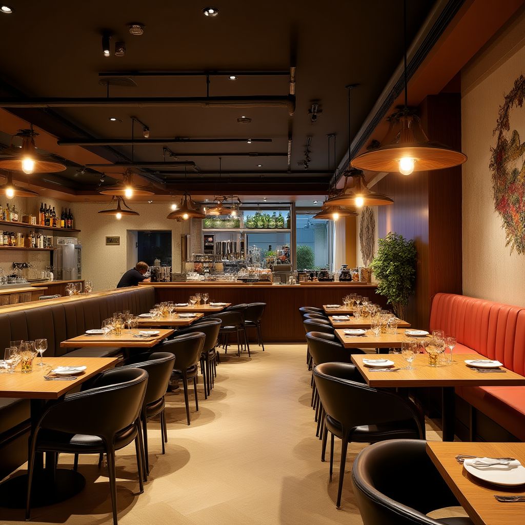 Restaurant cu design contemporan